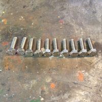 Sechskantschrauben M 10 x 35 mm, 10 Stück in Edelstahl
