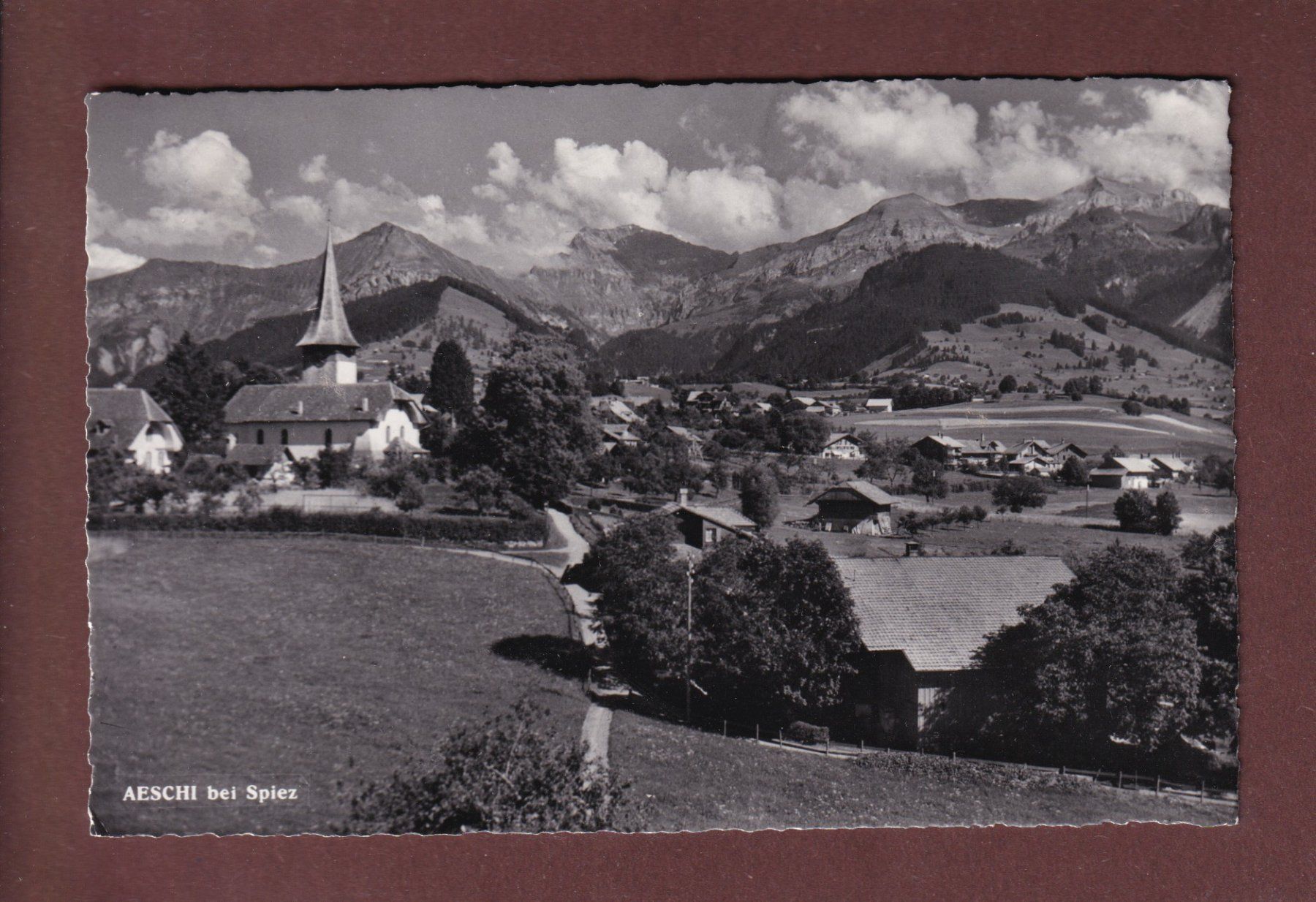Cartes postales: AESCHI bei Spiez - 1961 – D'occasion à Pully par nicecards-shop