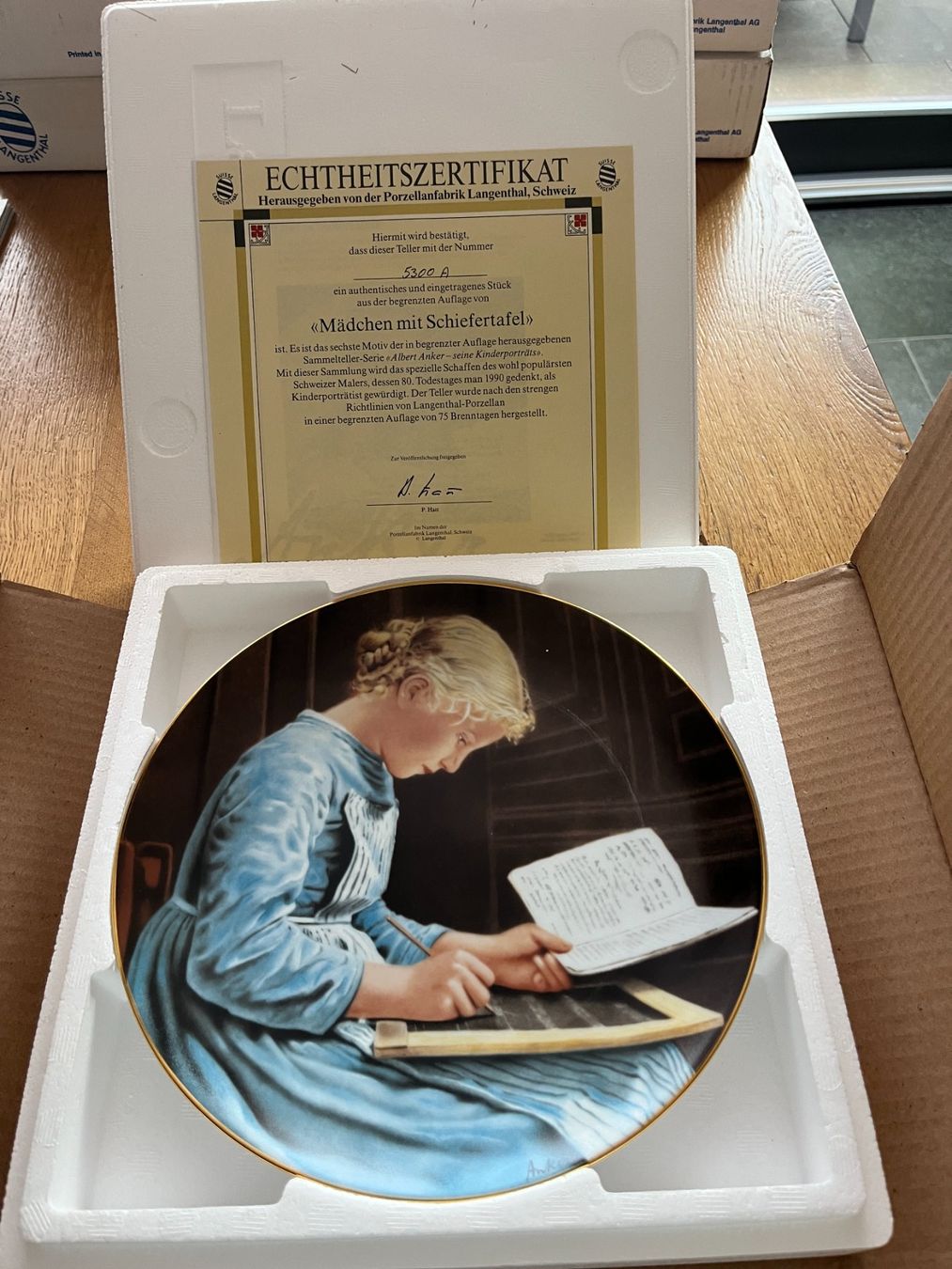 Teller: Porzellanteller Anker Kinder Langenthal – Neu und originalverpackt aus Flüh von fuchssa1 1