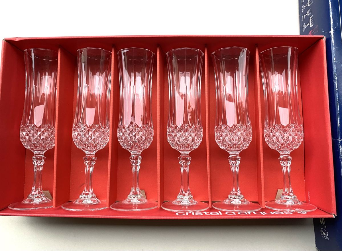 Bicchieri: Longchamp  - 6 Sekt/Champagner Gläser  – Usato da Arbon venduto da pyramide071 1