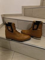 Cavallo Reit Stiefeletten, Gr 42, Leder, cognac