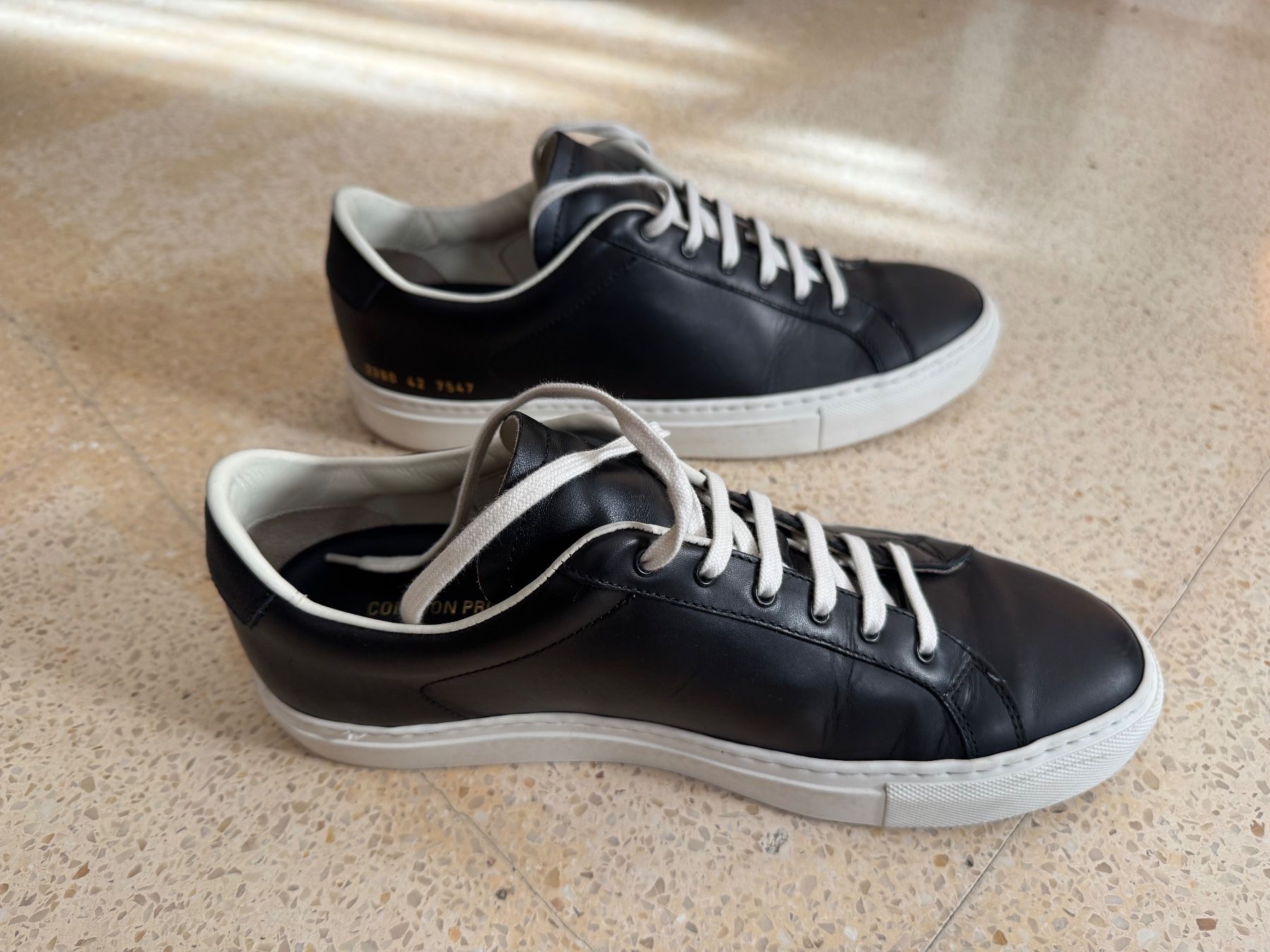Scarpe da uomo: Common Projects Retro Low Black (UK 8 / EU 42) – Nuovo (secondo la descrizione) da Glattpark(Opfikon) venduto da daniel_ag 3