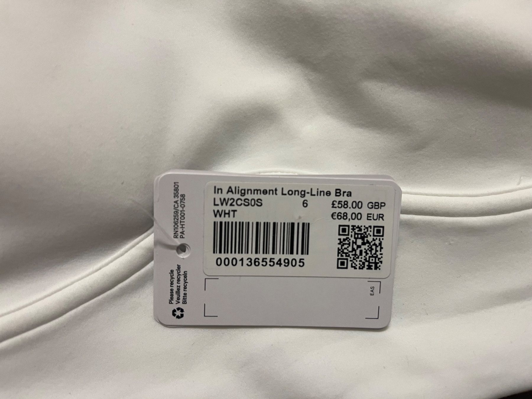 Lululemon Top: Lululemon Sport BH weiss Gr6 – Nuovo (secondo la descrizione) da Zürich venduto da Gabi_78 3