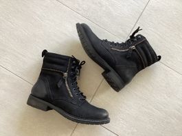 Damenschuhe Stiefel schwarz Grösse 38, NEU