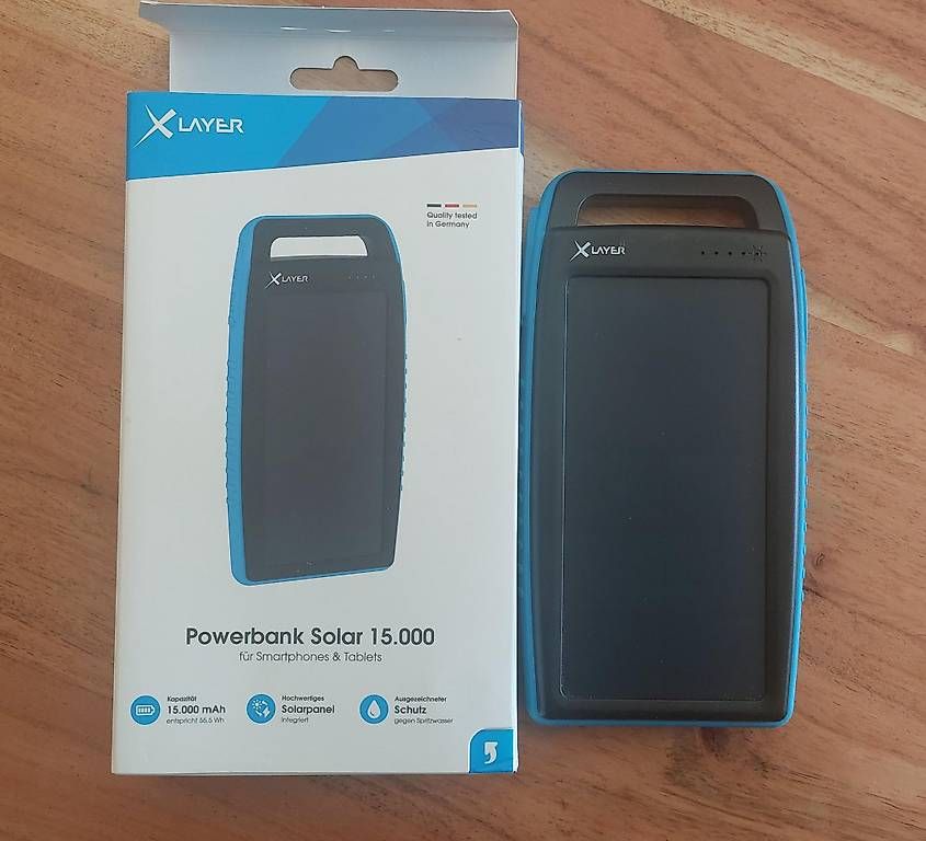 Batterie: Xlayer Powerbank Solar 15.000 – Usato da Basel venduto da hbe_6gsv