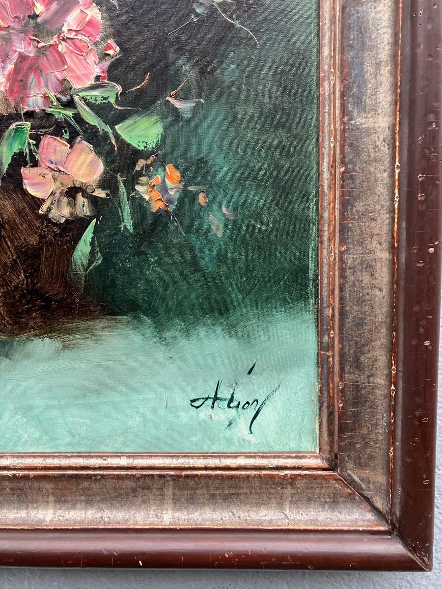 Dipinti: Sehr  schönes Blumen Gemälde 80x70cm – Usato da Zürich venduto da otomado 5