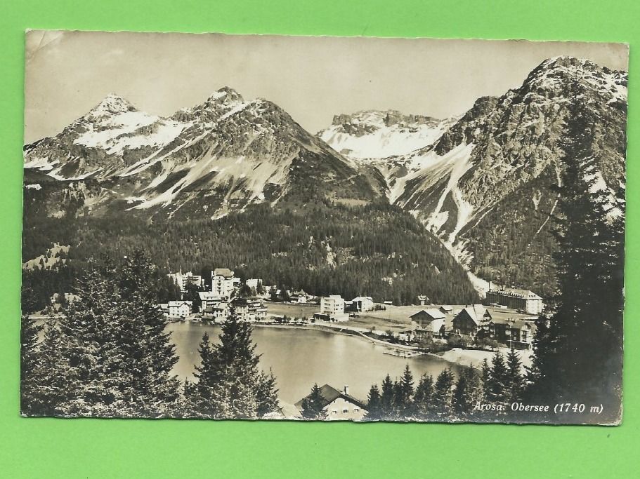 Cartoline postali: Arosa, Obersee – Usato da Zürich venduto da t24_de