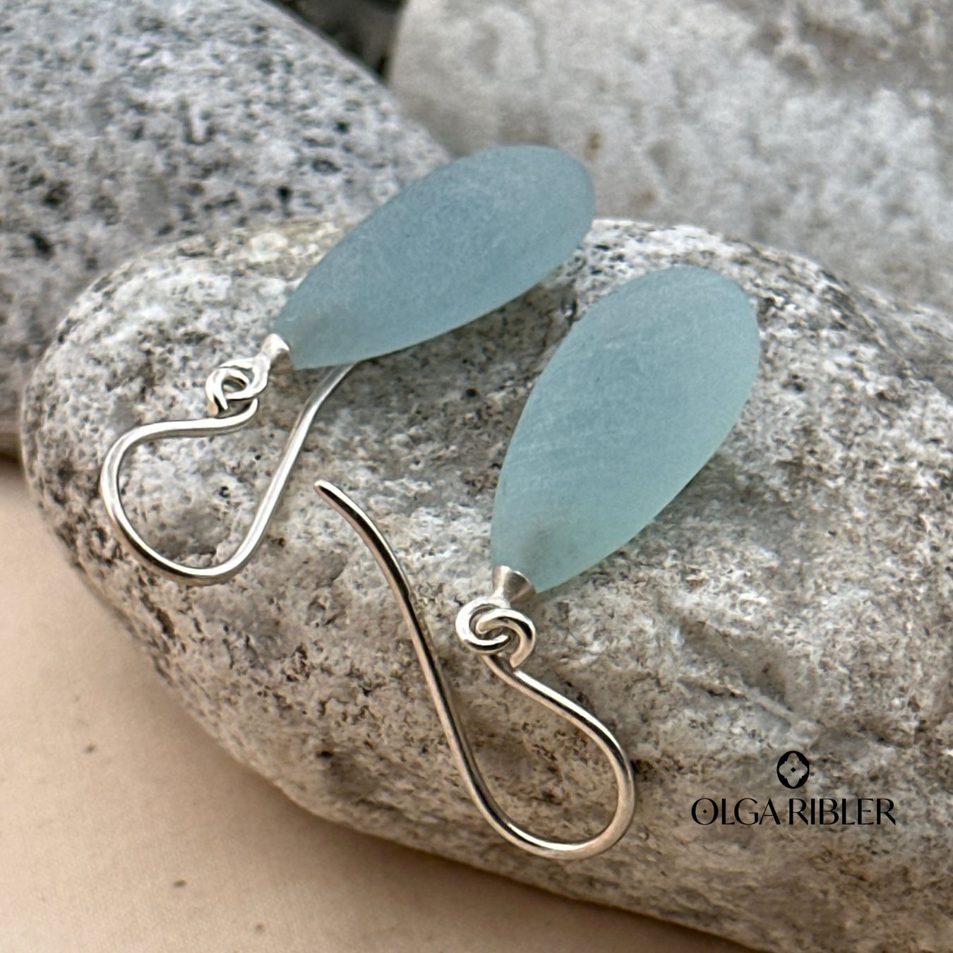 Olga Ribler Ohrringe & -stecker: Ohrhänger - Aquamarine - Silber 925 – Neu (gemäss Beschreibung) aus Luzern von Schmuckoutlet 1