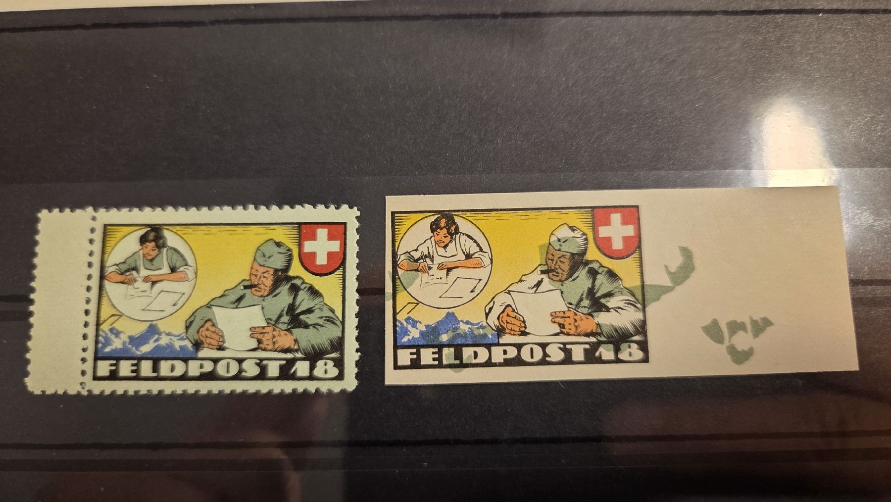 Tutti i francobolli: Feldpost 18 Abarten – Usato da Arni AG venduto da Moth68