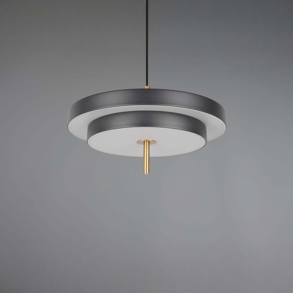Lampadari & plafoniere: LED Pendelleuchte, Schwarz, CCT, 40 cm Ø – Nuovo (secondo la descrizione) da Kreuzlingen venduto da Smart-Light 6