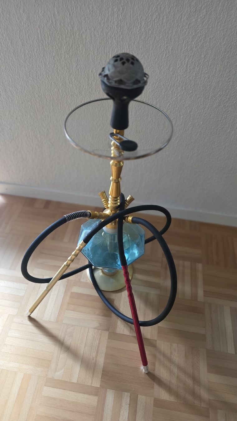 Narguilés: Chicha R2 Premium Hookah ensemble bleu or  – D'occasion à Elsau par 7josedeguelle 1