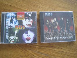 KISS CD 's mit der Original Schrift