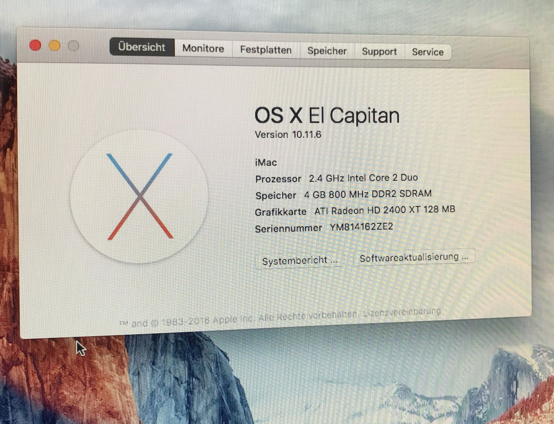 Apple PC: Apple iMac 20''  (Early 2008 - A1224) – Usato da Bern venduto da Zuelue 5