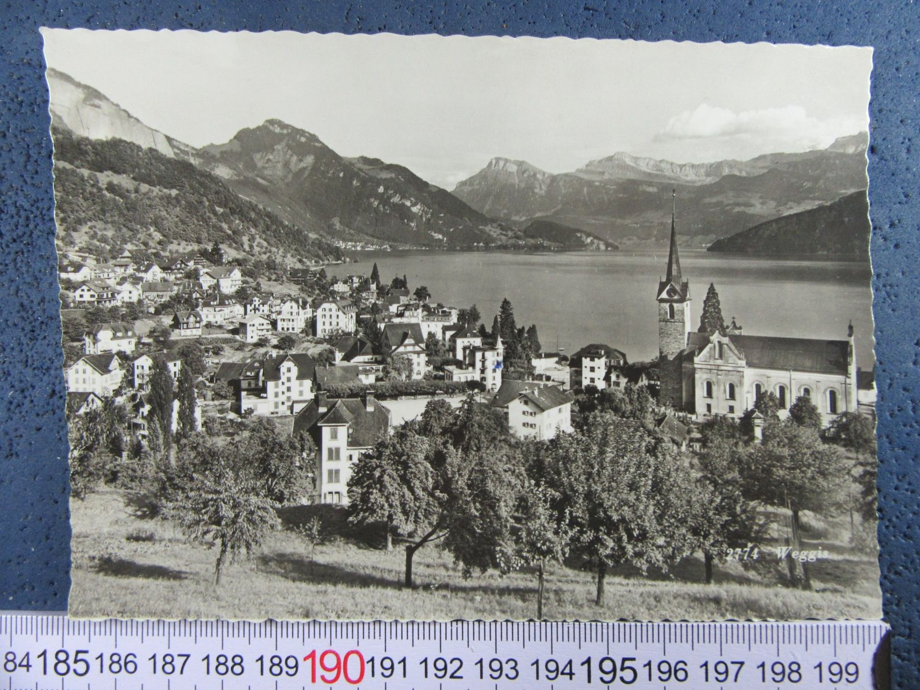 Ansichtskarten: WEGGIS LU AK 1949 – Gebraucht aus Ettingen von Hausi4711