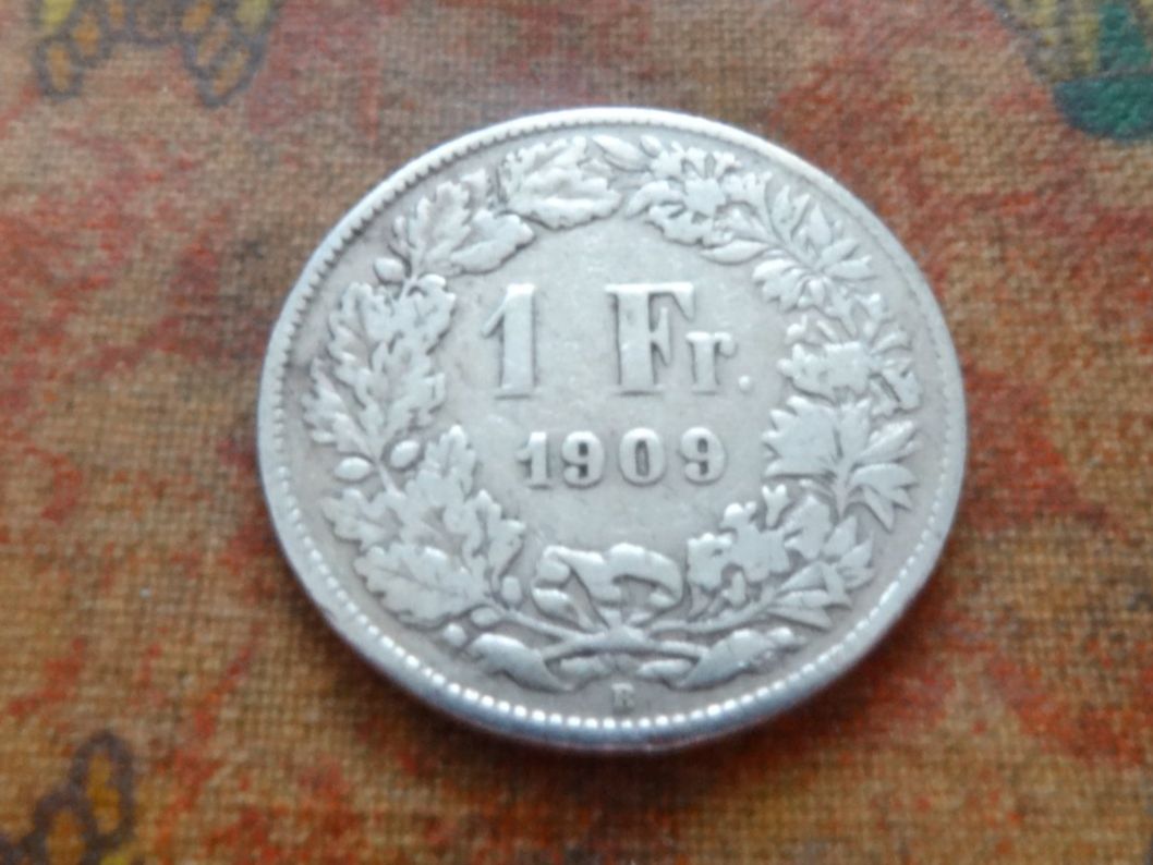 Tutti le monete: 1 Fr. 1909  (Y) – Usato da Romanel-sur-Lausanne venduto da Swift13