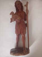 Jesus der Schäfer, Holz, handgeschnitzt