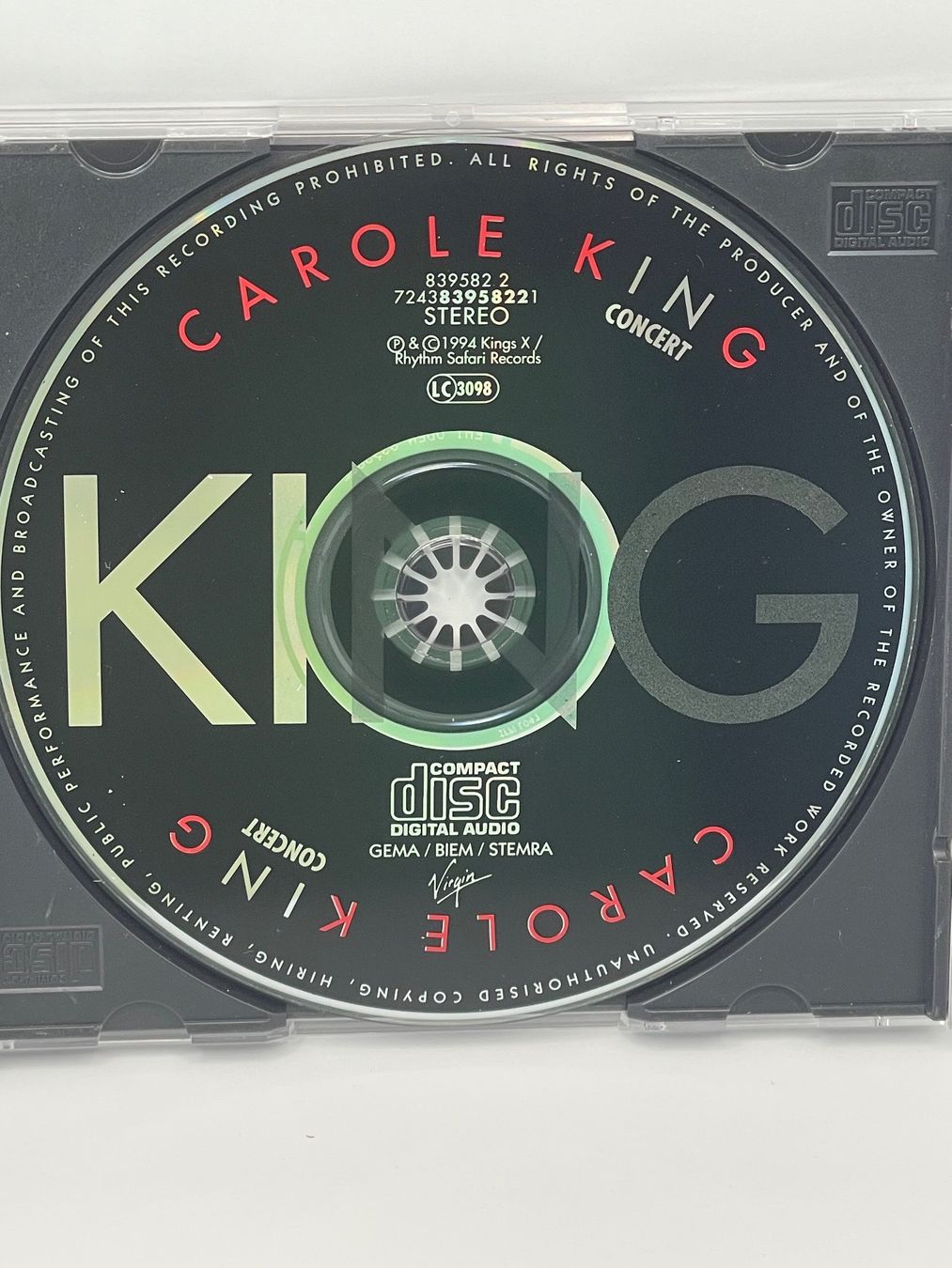 CDs: Carole King - In Concert – Gebraucht aus Rüti ZH von alumedien 2