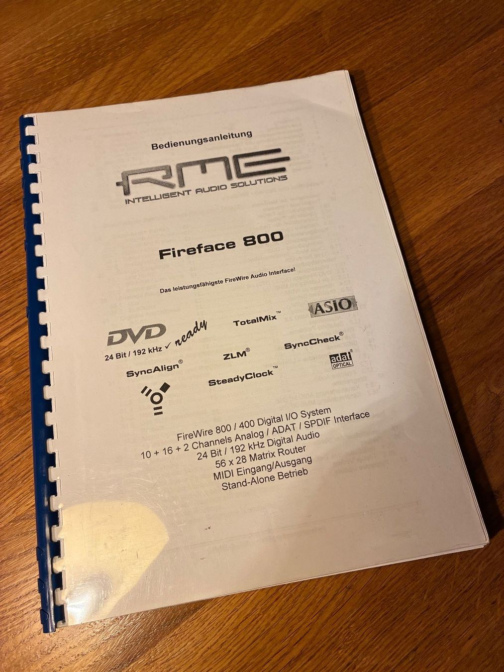 RME Studioequipment: RME FIREFACE 800 – Gebraucht aus Seon von shure52 1