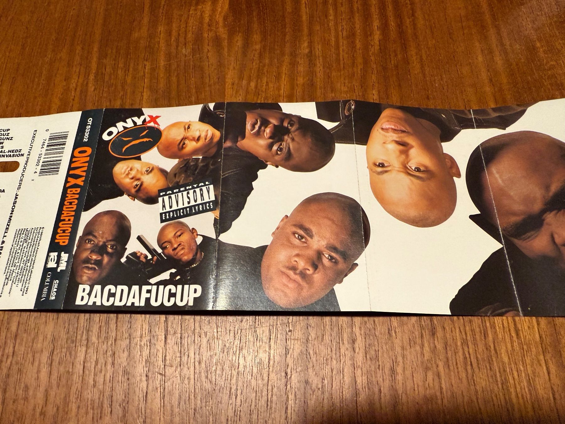 Musicassette: Onyx - Bacdafucup / US 1993 MC – Usato da Delémont venduto da cpop 1