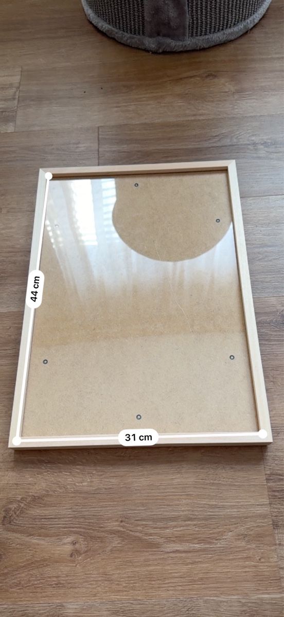 Cornici: Bilderrahmen Holz hell 31x44 cm neuwertig – Usato da Bassersdorf venduto da Sandy456 4