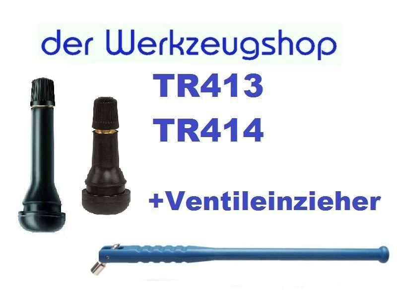 TR418 Ventil Gummi Ventile Reifenventil Lang Snap-in Schlauchlos Vent Pkw 62mm V2 03 04