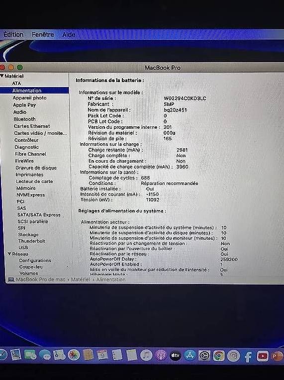 Apple Notebook: MacBook Pro 13" i5 | 8Go RAM | SSD 128Go – Usato da Renens VD venduto da MTD2211 9