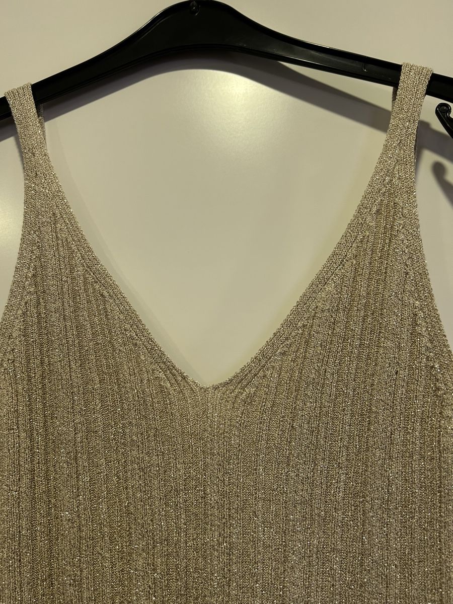 Tops: Pauline Stricktop Gold, Grösse L, neu – Neu (gemäss Beschreibung) aus Leuzigen von nora999 1