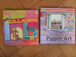 Collage Lab + Paper Art: 2 Kreative Bastelbücher,  NEU