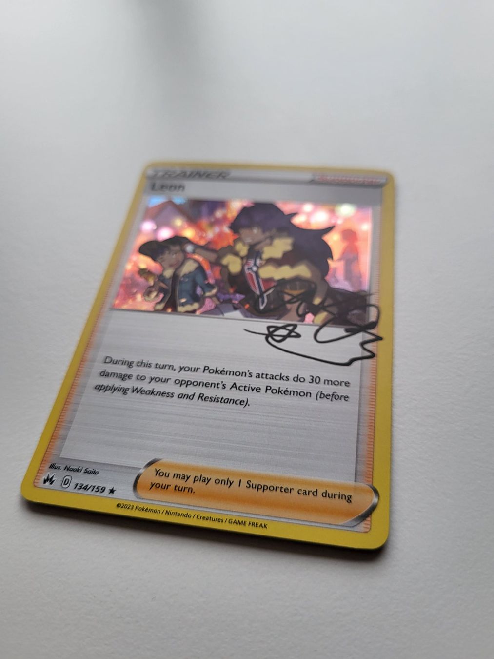 Pokémon Carte collezionabili: Leon (Crown Zenith 134/159) signed – Usato da Erlenbach ZH venduto da ram_mjn5 1