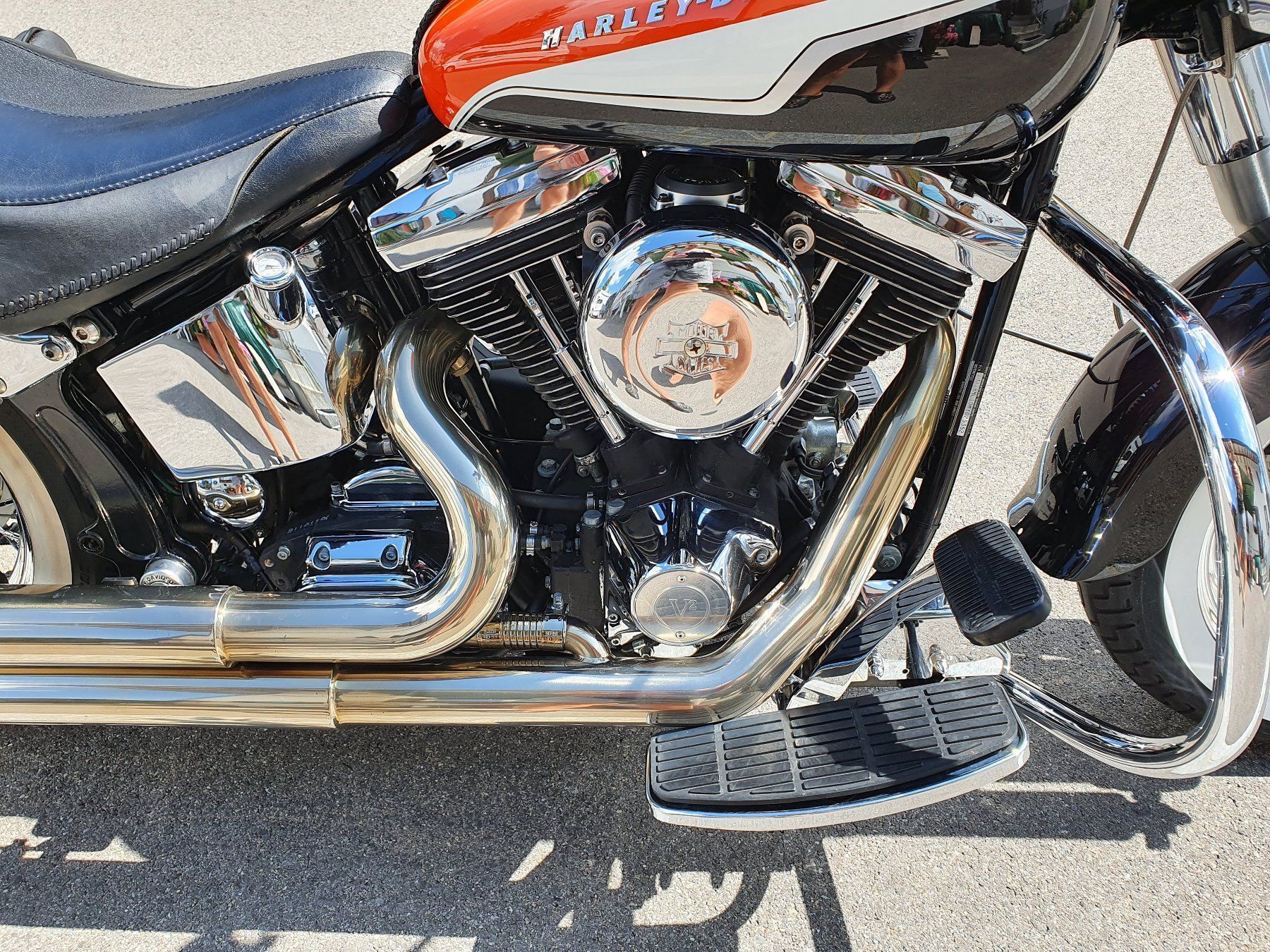 Harley-Davidson Chopper: Harley Davidson mit dem Evolution-Motor. – Usato da Reinach AG venduto da Yig 6
