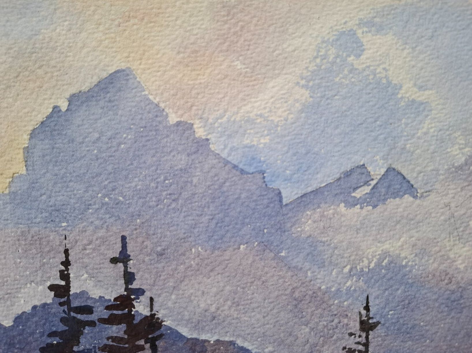Gemälde: Aquarell Ferdinand Meyer-Streiff Susten Bern 1942 – Gebraucht aus Rheinfelden von Badelus 2