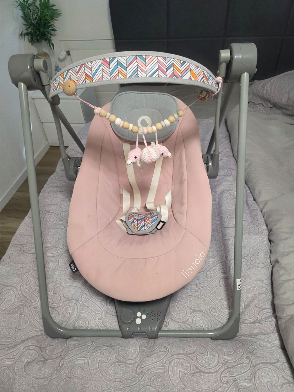 Lionelo Sdraiette & Sdraiette a dondolo: Babywippe Lionelo elektrisch – Usato da St. Margrethen SG venduto da Alpinemoebel