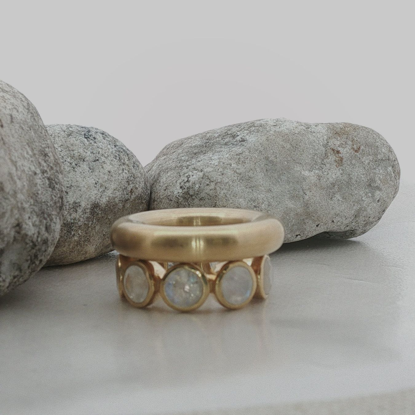 Olga Ribler Ringe: Edelstahl  & Silber Ring Set Grösse 60 – Neu (gemäss Beschreibung) aus Luzern von Schmuckoutlet 6