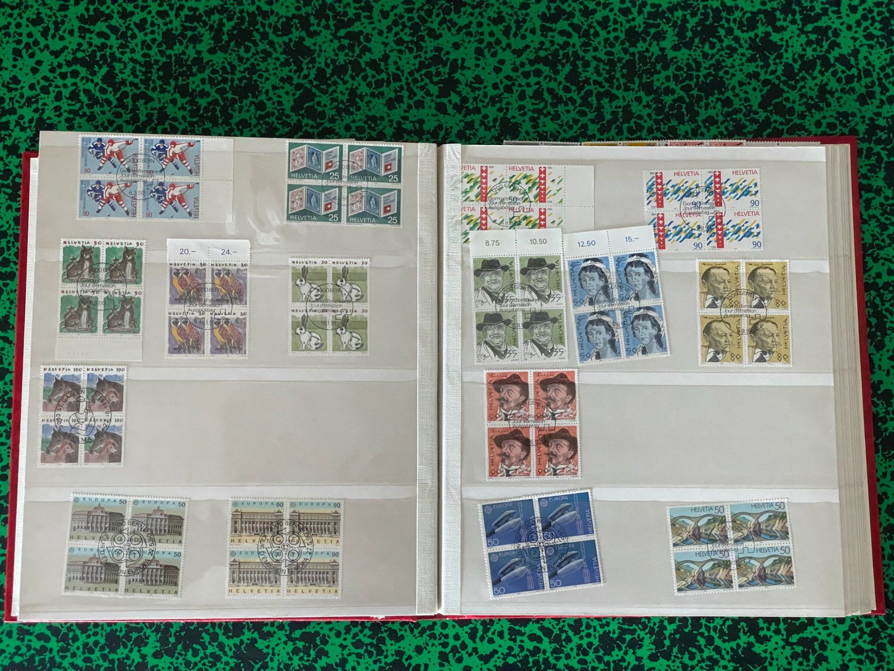 Tous les timbres: Viererblöcke 270 Stück – Neuf (Voir description) à Menzingen par Wlukas 5