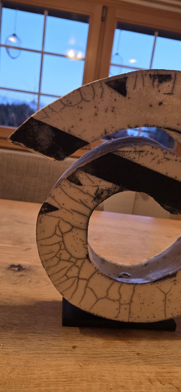 Sculture & Statue: Abstrakte Raku-Keramik Skulptur – Usato da Rehetobel venduto da hobirot01 7