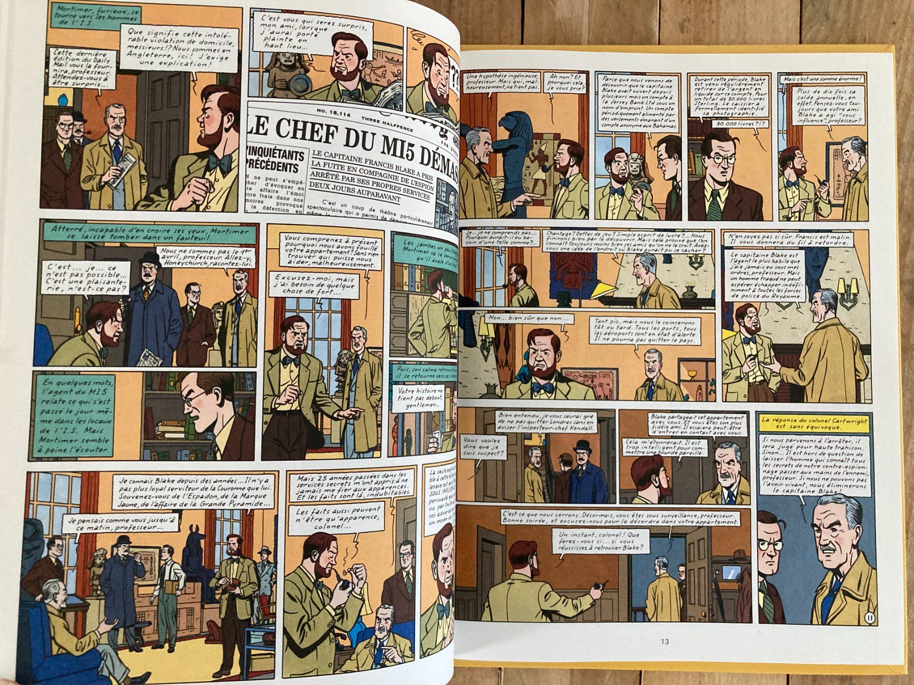 Fumetti: BLAKE & MORTIMER-L'affaire Francis Blake-EO 1996 – Usato da vaumarcus venduto da Nicolasorel 6