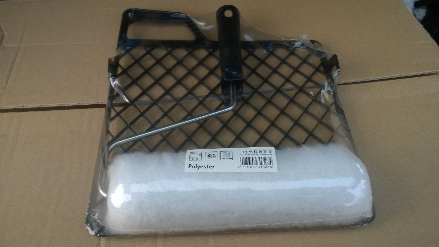 Tutti gli attrezzi: FARBROLLER 210 mm  mit ABSTREIFGITTER – Nuovo e nell'imballaggio originale da OBERSTETTEN venduto da simba0810 1