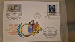 Numisbrief: 10 Jahre BRD in UNO