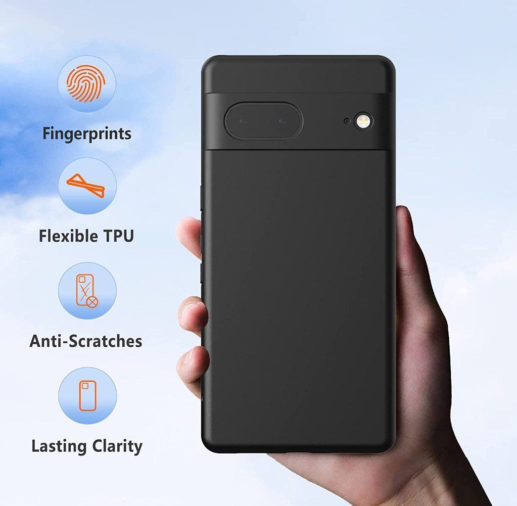 Covers & Schutzfolien: Google Pixel 7a Hülle Case black matt TPU dünn weich – Neu und originalverpackt aus Rorschacherberg von  4