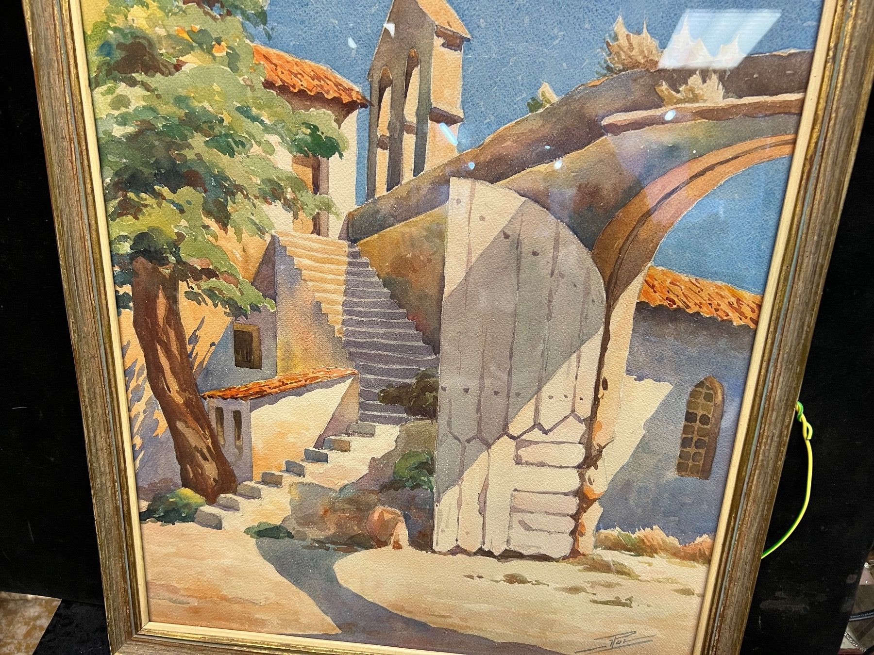 Gemälde: MAGNIFIQUE AQUARELLE SIGNÉE – Gebraucht aus Genève von Qanil77 5