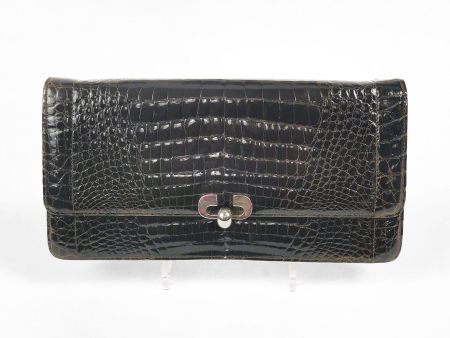 🐊 Fine Vintage Full Croco 🐊  fashion Clutch / Bag  / Sac