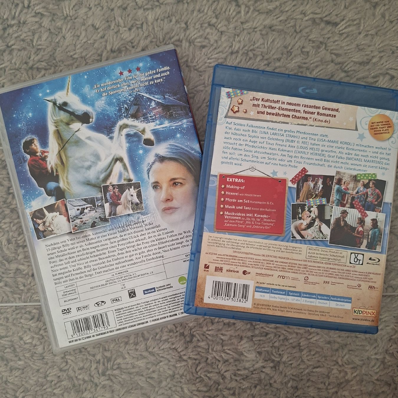 Alle DVDs: DVD Das kleine Einhorn & Bibi & Tina BluRay  – Gebraucht aus Niederbuchsiten von Cheasily 1