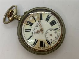 REGULATEUR 64mm Taschenuhr läuft /i447