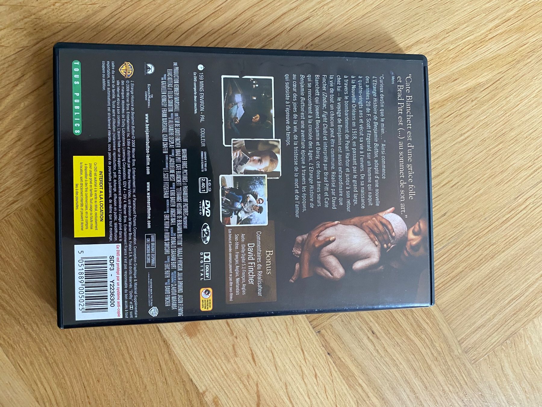 Alle DVDs: Benjamin Button – Gebraucht aus Biel/Bienne von mymou12 2