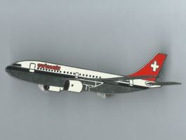 Swissair Flugzeug Pin / Gross Pin, seltene Rarität!