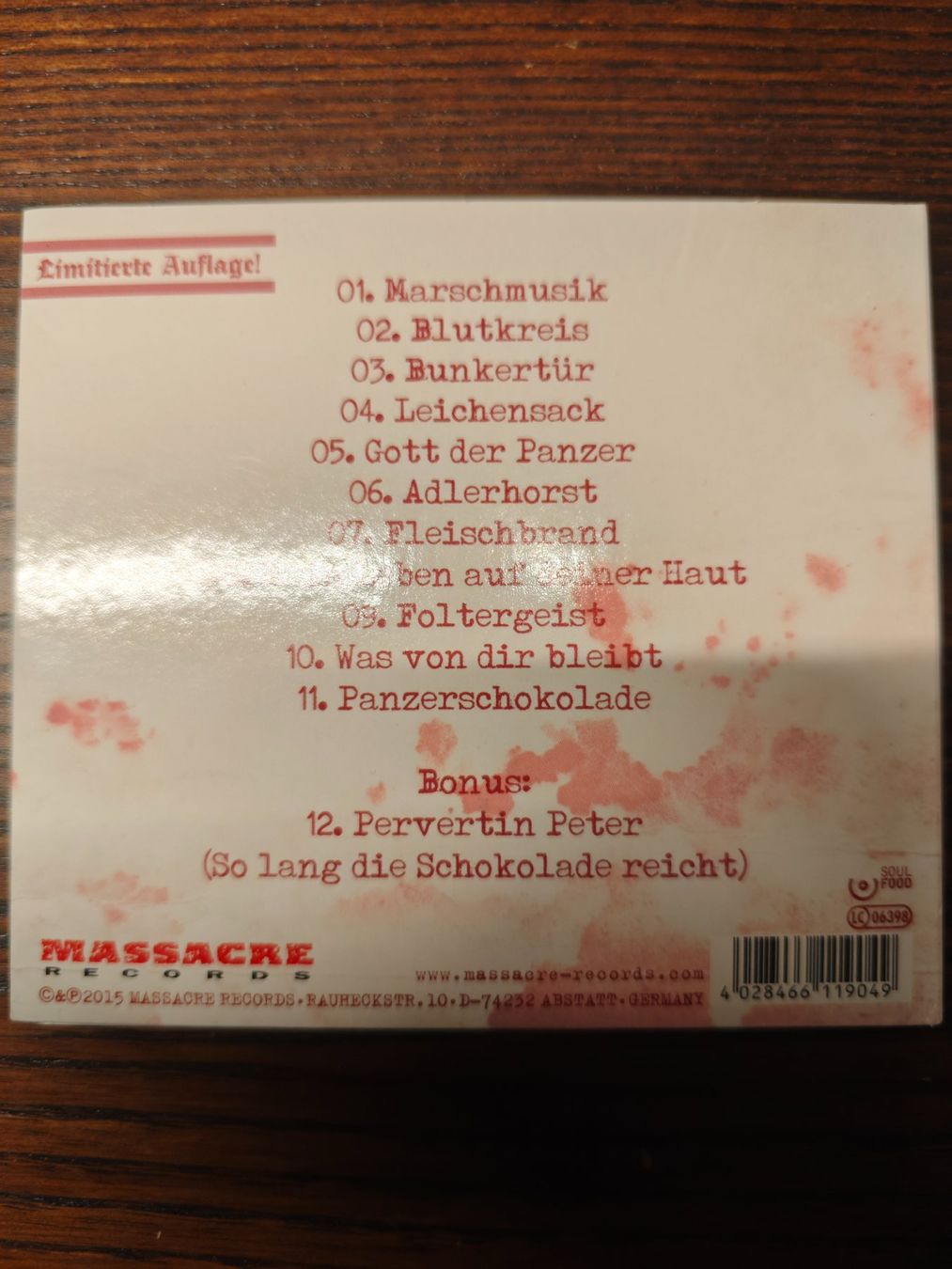 CD: Eisregen  - Marschmusik CD neuwertig – Usato da Malters venduto da Danielab2 1