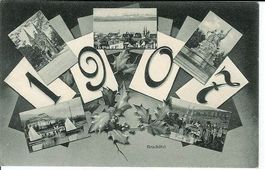 Neuchâtel NE 5 Bild 1907 gel.30.12.1906 sehr gut erhalten