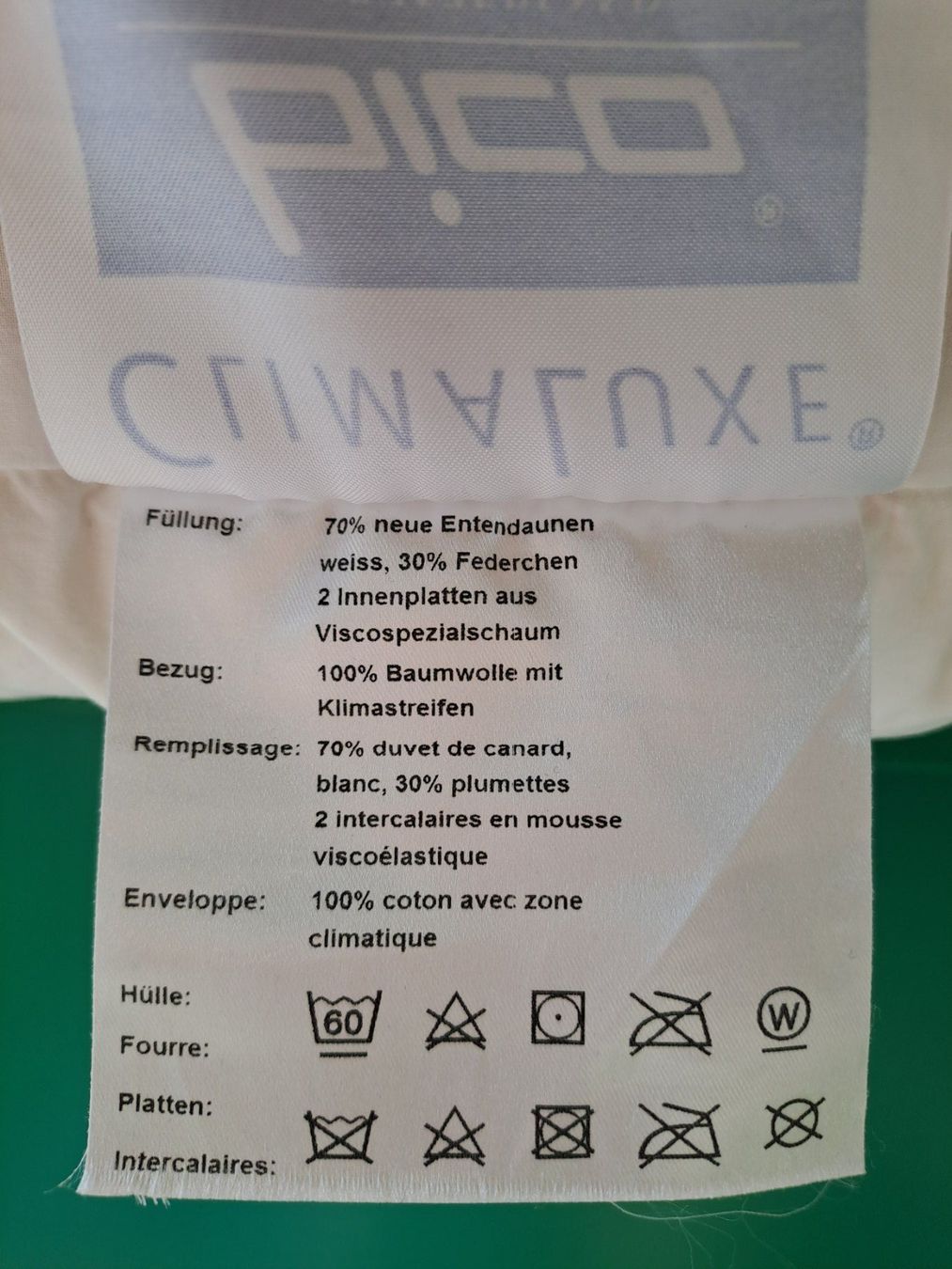 Bico Cuscini: Neuwertiges Bico Clima Luxe Kissen – Usato da Volketswil venduto da ronbons 3