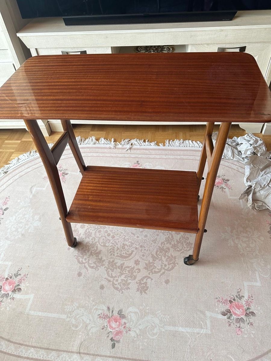 Carrelli di servizio: 1960ER JAHRE SERVIERWAGEN, ILSE MÖBEL – Usato da Trasadingen venduto da Kaffee.mann