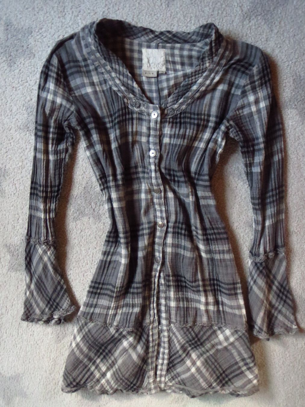 Nile Camicette: stylische NILE Damen Log Bluse Gr M – Usato da Kiental venduto da Anna8702 1